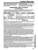 Предварительный просмотр 57 страницы Panasonic Palmcorder PV-L671 User Manual