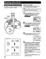 Предварительный просмотр 16 страницы Panasonic Palmcorder PV-L678 User Manual