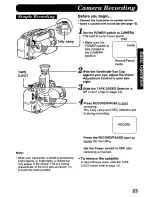 Предварительный просмотр 23 страницы Panasonic Palmcorder PV-L678 User Manual