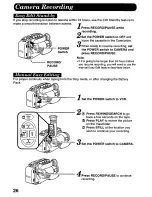 Предварительный просмотр 26 страницы Panasonic Palmcorder PV-L678 User Manual