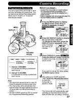 Предварительный просмотр 27 страницы Panasonic Palmcorder PV-L678 User Manual