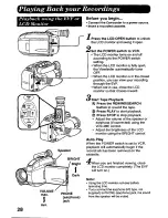 Предварительный просмотр 28 страницы Panasonic Palmcorder PV-L678 User Manual