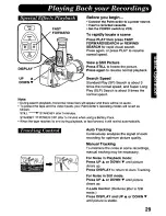 Предварительный просмотр 29 страницы Panasonic Palmcorder PV-L678 User Manual