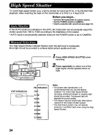 Предварительный просмотр 34 страницы Panasonic Palmcorder PV-L678 User Manual