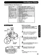 Предварительный просмотр 43 страницы Panasonic Palmcorder PV-L678 User Manual