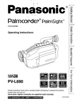 Panasonic Palmcorder PV-L690 User Manual preview