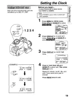 Предварительный просмотр 19 страницы Panasonic Palmcorder PV-L690 User Manual