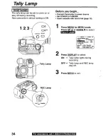 Предварительный просмотр 34 страницы Panasonic Palmcorder PV-L690 User Manual