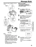 Предварительный просмотр 41 страницы Panasonic Palmcorder PV-L690 User Manual