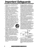 Предварительный просмотр 4 страницы Panasonic Palmcorder PV-L780 User Manual