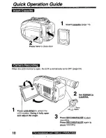 Предварительный просмотр 10 страницы Panasonic Palmcorder PV-L780 User Manual