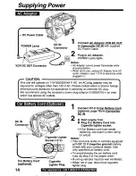 Предварительный просмотр 14 страницы Panasonic Palmcorder PV-L780 User Manual