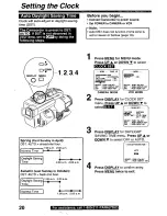 Предварительный просмотр 20 страницы Panasonic Palmcorder PV-L780 User Manual