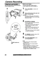 Предварительный просмотр 24 страницы Panasonic Palmcorder PV-L780 User Manual