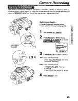 Предварительный просмотр 25 страницы Panasonic Palmcorder PV-L780 User Manual