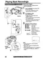 Предварительный просмотр 28 страницы Panasonic Palmcorder PV-L780 User Manual