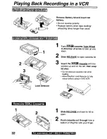 Предварительный просмотр 32 страницы Panasonic Palmcorder PV-L780 User Manual