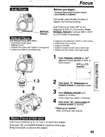 Предварительный просмотр 35 страницы Panasonic Palmcorder PV-L780 User Manual