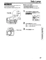 Предварительный просмотр 37 страницы Panasonic Palmcorder PV-L780 User Manual