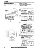 Предварительный просмотр 40 страницы Panasonic Palmcorder PV-L780 User Manual