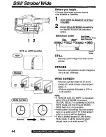 Предварительный просмотр 44 страницы Panasonic Palmcorder PV-L780 User Manual