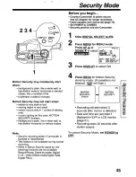 Предварительный просмотр 45 страницы Panasonic Palmcorder PV-L780 User Manual