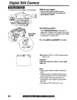 Предварительный просмотр 52 страницы Panasonic Palmcorder PV-L780 User Manual