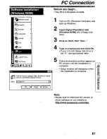 Предварительный просмотр 61 страницы Panasonic Palmcorder PV-L780 User Manual