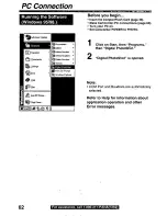 Предварительный просмотр 62 страницы Panasonic Palmcorder PV-L780 User Manual