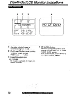 Предварительный просмотр 72 страницы Panasonic Palmcorder PV-L780 User Manual