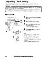 Предварительный просмотр 74 страницы Panasonic Palmcorder PV-L780 User Manual