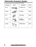 Предварительный просмотр 76 страницы Panasonic Palmcorder PV-L780 User Manual