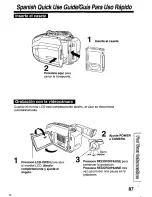 Предварительный просмотр 87 страницы Panasonic Palmcorder PV-L780 User Manual