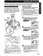 Предварительный просмотр 13 страницы Panasonic Palmcorder PV-QL458 User Manual