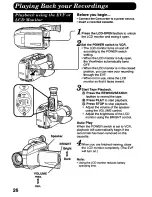 Preview for 26 page of Panasonic Palmcorder PV-QL458 User Manual