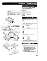 Предварительный просмотр 11 страницы Panasonic Palmcorder PV-S64 Operating Instructions Manual