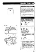 Предварительный просмотр 29 страницы Panasonic Palmcorder PV-S64 Operating Instructions Manual