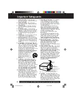 Предварительный просмотр 4 страницы Panasonic Palmcorder Quasar VM-L152 Operating Instructions Manual