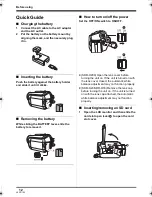 Предварительный просмотр 12 страницы Panasonic Palmcorder SDR-H18 Operating Instructions Manual