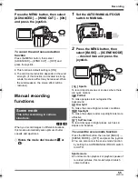 Предварительный просмотр 55 страницы Panasonic Palmcorder SDR-H18 Operating Instructions Manual