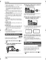 Предварительный просмотр 56 страницы Panasonic Palmcorder SDR-H18 Operating Instructions Manual