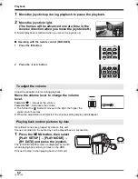 Предварительный просмотр 62 страницы Panasonic Palmcorder SDR-H18 Operating Instructions Manual