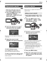 Предварительный просмотр 69 страницы Panasonic Palmcorder SDR-H18 Operating Instructions Manual