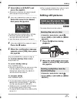 Предварительный просмотр 71 страницы Panasonic Palmcorder SDR-H18 Operating Instructions Manual