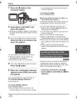 Предварительный просмотр 72 страницы Panasonic Palmcorder SDR-H18 Operating Instructions Manual