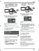 Предварительный просмотр 73 страницы Panasonic Palmcorder SDR-H18 Operating Instructions Manual