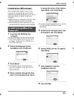 Предварительный просмотр 85 страницы Panasonic Palmcorder SDR-H18 Operating Instructions Manual