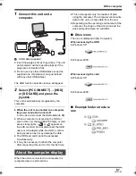 Предварительный просмотр 87 страницы Panasonic Palmcorder SDR-H18 Operating Instructions Manual