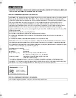 Preview for 3 page of Panasonic Palmcorder SDR-H60P Operating Instructions Manual