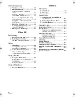 Preview for 8 page of Panasonic Palmcorder SDR-H60P Operating Instructions Manual